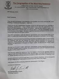 Wow your future employer with this simple cover letter example format. Provincial Cover Letter On February 2018 Appointments Redemptorists Of The Zimbabwe Region
