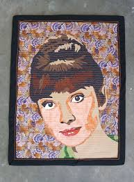 GCQ&M last of 2024. Audrey H. fabric collage.