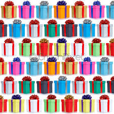 The gifts your mom really wants. Christmas Gifts Birthday Presents In A Row Gift Boxes Isolated Stock Photo Crushpixel