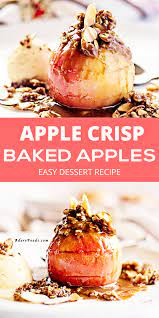 Easy Apple Crisp Stuffed Baked Apples Recipe Recipe Dessert Recipes Easy Apple Recipes Easy Desserts