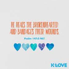 Maybe you would like to learn more about one of these? K Love Radio On Twitter He Heals The Brokenhearted And Bandages Their Wounds Psalm 147 3 Nlt Verseoftheday Scripture