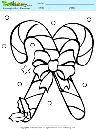 Use the iconic christmas candy in a new way—decorate a pretty red and white candy cane wreath that looks good. Candy Cane Coloring Sheet Turtle Diary
