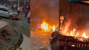 Delhi Red Fort Blast - दिल्ली में लाल किले के पास कार में बड़ा धमाका, 8 की  मौत और कई घायल, हाई अलर्ट जारी - red fort car blast update -