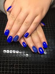 The look is finished off with a crystal design. Sns Nails With Bling Sns Nails Powder Nails Sns Nails Colors