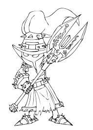 League Of Legends Champion Veigar By Gonzagator League Of Legends Coloring Book Pages Coloring Books
