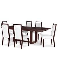 Belaire White 7 Piece Dining Room Furniture Set Macys Com Dining Room Furniture Sets Dining Room Furniture Furniture