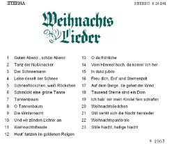 Alle jahre wieder kommet ihr hirten leise rieselt der schnee o tannenbaum stille nacht, heilige nacht süßer die. Weihnachtslieder Adventsmusik Der Ddr Cd Sammlung