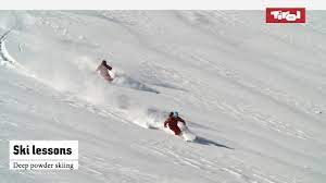 A fun, safe comfort zone for many, they can be intimidating to move past. Skiing Lessons Deep Powder Skiing Online Ski Course Youtube