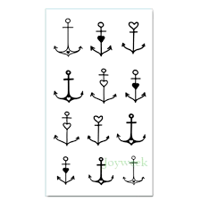 What is the symbolism of anchor tattoos? Waterproof Temporary Tattoo Sticker Cute Small Anchor Tatto Stickers Flash Tatoo Fake Tattoos For Kids Girl Child Temporary Tattoos Aliexpress