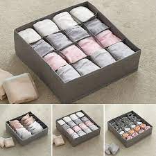 Dieser organizer mit 30 fächern ist geeignet für die aufbewahrung von socken, unterwäsche, krawatten, gürtel, strumpfhosen, usw. 1tlg Schrank Schublade Organizer Fur Bra Unterwasche Socken Aufbewahrungsbox Eur 9 52 Picclick De