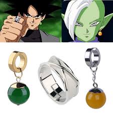 Its licensors have not otherwise endorsed and are not responsible for the operation of or content on this site. Dragon Ball Z Vegetto Potara Clip Earrings Cosplay Pendant Gift Collectibles Animation Art Characters