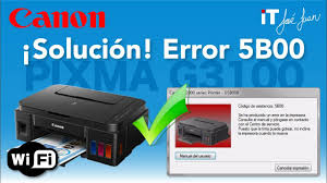 Impresora canon pixma g3110 wifi con sistema continuo. 2021 Solucion A Error 5b00 Canon Pixma G3100 Youtube