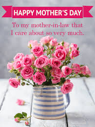 For my caring daughter in law, happy mother's day! Pink Rose Happy Mother S Day Card For Mother In Law Birthday Greeting Cards By Davia Happy Mother Day Quotes Mother Day Wishes Happy Mothers Day Wishes