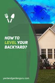 A gallon is the easiest amount. How To Level Your Backyard