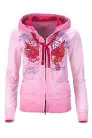 Die sweatjacke für damen bietet hohen tragekomfort. Damen Sweatjacke Beach Pink Garment Dyed Gr S S Sansibar