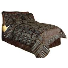 Winter season comforter set handmade bedspread dark brown quilt bed cover bedspread. Gold Caramel Latte Ruffle Faux Satin Comforter Set Traditional Comforters And Comforter Sets By Tache Home Fashion Houzz