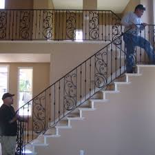 Your outdoor stair railings should be as pretty as the rest of your home fixtures. Customized Indoor Outdoor Wrought Iron Balcony Stair Railing Design Buy Balcony Railing Design Iron Railing Wrought Iron Stair Railing Product On Alibaba Com