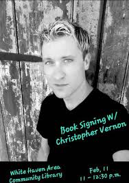 Local author, Christopher Vernon holds book signing Feb 11 at White Haven  Library