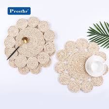 5 out of 5 stars. China Wholesales Natural Corn Bran Weave Placemat Round Braided Rattan Tablemats Buy Flower Round Natural Placemat Wholesale Round Braided Placemats Natural Corn Bran Mat Seagrass Natural Table Mat Product On Alibaba Com