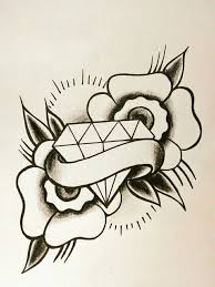 Diamond Old School Old School Tattoo Diamond Tattoo Designs Old Tattoos