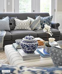 Whether you're into classic, rustic , farmhouse or modern styling and have a glass or wooden table, here are the best ways to decorate a coffee table in your living room. Style A Coffee Table Or Ottoman 3 Ways Citrineliving Ottoman Coffee Table Sofa Styling Coffee Table