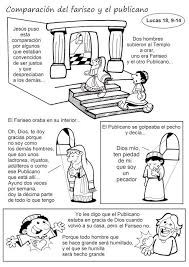 El Rincon De Las Melli Comparacion Del Fariseo Y El Publicano Texto Adaptado Lecciones Biblicas Para Ninos Texto Biblico Para Ninos Biblia Para Ninos