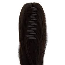 These are often used for hair thickening or pony extensions and last about 4 to 6 weeks, whereby the tapes used can be used multiple times. Extra Long Faux Hair Extensions Ponytail Claw Black Claire S