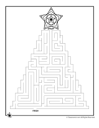 Christmas Tree Maze 1 Christmas Maze Christmas Printables Christmas Puzzle