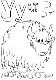 Online coloring pages for kids and parents. Letter Y Is For Yak Coloring Page From Letter Y Category Select From 26388 Printable Crafts Of Cart Y Coloring Pages Letter Y Coloring Page Abc Coloring Pages