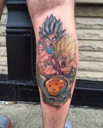 The dragon ball series began in 1988 with the original anime titled dragon ball. Important Style 55 Dragon Ball Tattoo Leg
