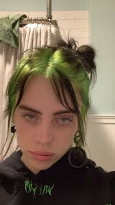 Little Angel Billie Eilish Billie Green Hair