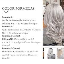 Silver Hair Hair Color Formulas Hair Color Techniques Silver Blonde Hair
