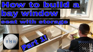The most common bay windows have outside corners that meet at a 45° angle, but other styles are available. How To Build A Bay Window Seat With Storage Part 1 Youtube