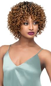 Our spiral curl hair extensions are loosely coiled, ringlet curls with medium luster, fine hair strands and meant to blend seamlessly with type 3 natural hair when worn curly. Wild Spiral Outre