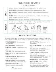 Simplify With A Cleaning Routine Free Printable Clean Mama