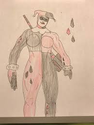 Große auswahl an harley quinn accessoires. Harley Quinn Drawing Comics Amino