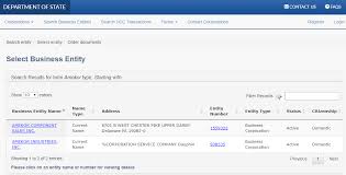 Pennsylvania Business Entity Search Corporation Llc