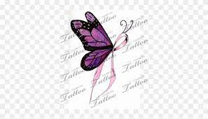 Pink has got many tattoos on her feet. Ribbon Butterfly Cliparts Butterfly Breast Cancer Tattoo Designs Free Transparent Png Clipart Images Download
