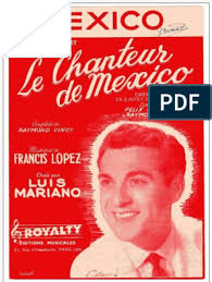 Luis Mariano Chanteur de Mexico 35p