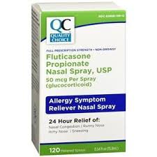 Quality Choice Fluticasone Propionate Nasal Spray Is A Corticosteroid That Is Used To Treat The Symproms Of Allergies For Nasal Spray Itchy Nose Itchy Red Eyes