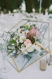 6 Gold Geometric Half Terrarium Etsy In 2020 Spring Wedding Centerpieces Art Deco Wedding Centerpieces Terrarium Wedding