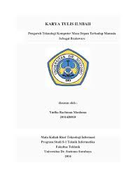 Check spelling or type a new query. Contoh Cover Karya Tulis Ilmiah Kuliah Masnurul