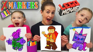 Color jupiter with the project scientist for nasa's juno spacecraft. All Marker Challenge Coloring 3 Lego Movie Characters Edition Trinity And Beyond Thewikihow