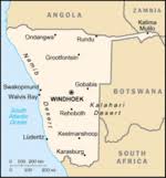 En su gran extensión se dividen distintos escenarios dentro de un mismo país. Mapa Politico De Namibia Mapa Owje Com