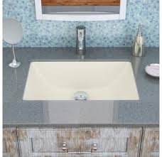 undermount bathroom sink with overflow