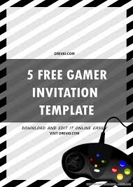 Design your own invitations directly in your browser. Free Printable Gamer Invitation Templates Download Hundreds Free Printable Birthday Invitation Templates