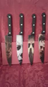 Freddy Krueger Jason Voorhees Leather Face Micheal Myers Inspired Knives These Are 12 Inch Total Length And 7 Inch B Horror Decor Horror Fanatic Horror Icons