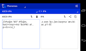 You can edit your text in the box and then copy it to your otherwise, phonetic symbols may not display correctly. Phoneme Converter Pro Google Play Ko Aplikazioak