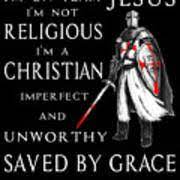 The knights templar were often said to be on a hunt for the passion relics of jesus including the holy grail. I M On Team Jesus Knight Templar Digital Art By Templar Area 1119