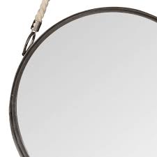 Round Metal Wall Mirror With Cord D 40 Cm Maisons Du Monde Spiegel Zum Aufhangen Wandspiegel Runde Spiegel